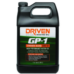 Driven Racing Oil 19506 GP-1 20W-50 Synthetic Blend High Performance Motor Oil